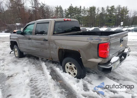 2014 Chevrolet Silverado 1500 1Lt из США, поврежденный, VIN 3GCUKREC0EG203539